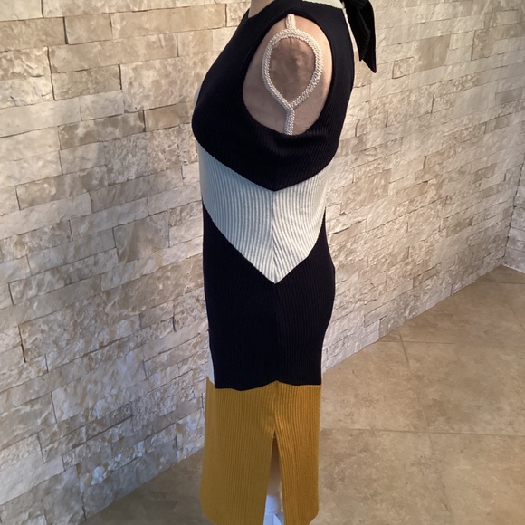 Anthropologie Hutch Lena Colorblocked Knit Midi Dress - Picture 4 of 11